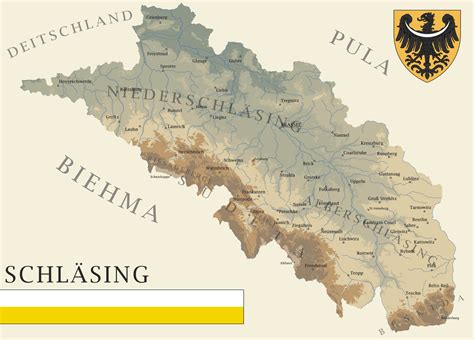 Map of Silesia in Lower Silesian by Sleesian on DeviantArt