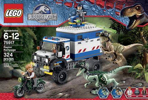 LEGO Jurassic World Raptor Rampage 75917 Building Kit | Buy Tech Zone