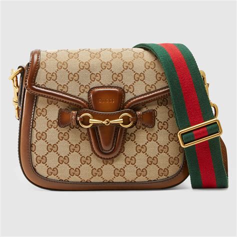 Lady Web Original GG canvas shoulder bag - Gucci Women's Shoulder Bags ...