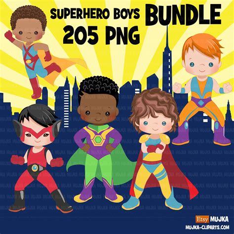 Superhero png, superhero birthday, superhero bundle, super hero boys ...