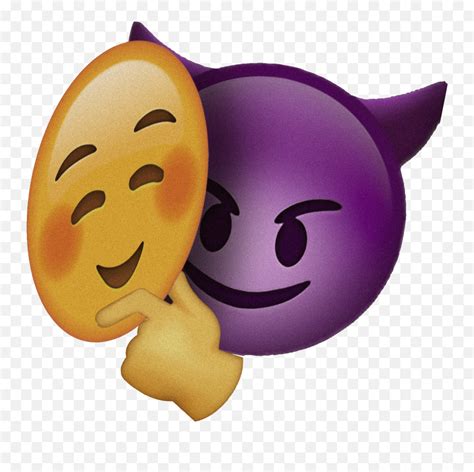 Evil Emoji Emojimaker Edit Sticker - Happy,Crystal Emoji - free transparent emoji - emojipng.com