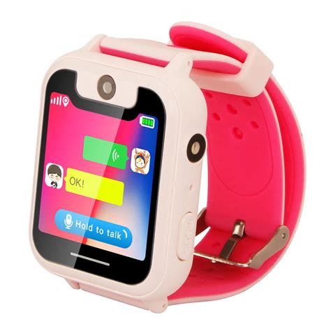 Kids watch smart GPS tracker watches 1.54" HD screen Flashlight camera SOS Call Location Device ...