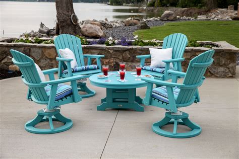 Recycled Plastic Patio Furniture - VIFAH® Recycled Plastic 40" Outdoor ...