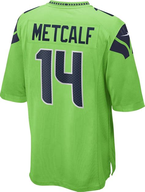 2020 Nike DK Metcalf Seattle Seahawks #14 Alternate Game Jersey - Neon ...