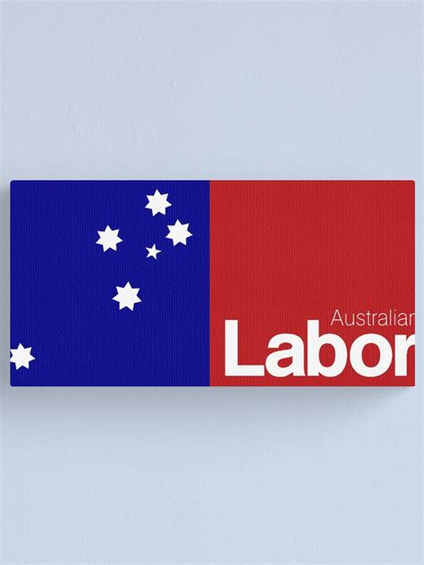 "Australian Labor Party Logo" Canvas Print for Sale by Spacestuffplus ...