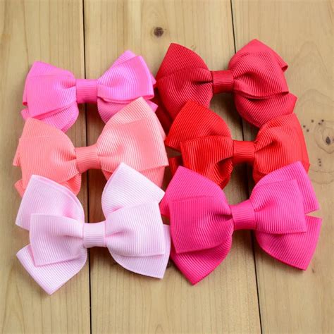 200 pcs/lot , Boutique Ribbon Hair Bow Hair Clip-in Hair Accessories ...