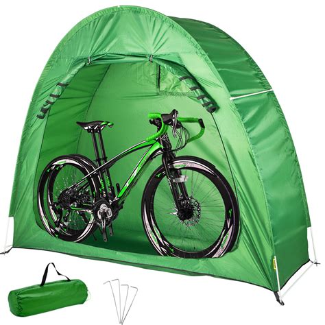 VEVOR Bike Cover Storage Tent, 420D Oxford Portable for 2 Bikes, Outdoor Waterproof Anti-Dust ...