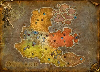 The Burning Crusade Townhall/Map of Outland - Warcraft Wiki - Your wiki guide to the World of ...