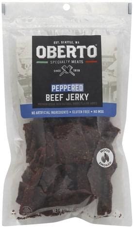 Oberto Peppered Beef Jerky - 9 oz, Nutrition Information | Innit