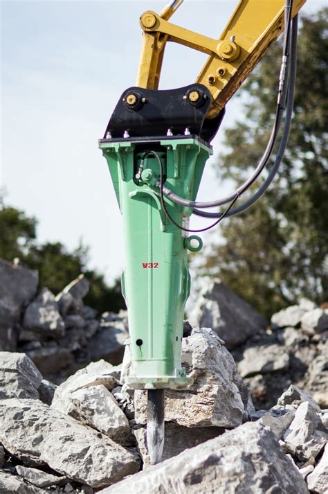 Montabert V32 Hydraulic Breaker From: Montabert | For Construction Pros