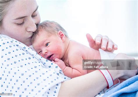 Mother And Newborn In Hospital High-Res Stock Photo - Getty Images