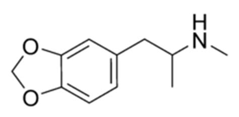 MDMA Molecule in 3D using Jmol