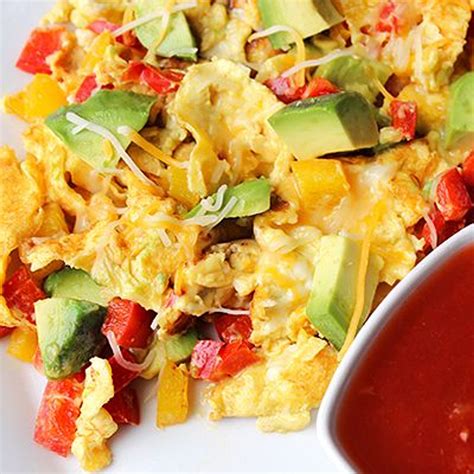 Healthy Avocado Egg Scramble