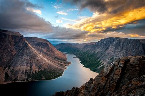 Saglek Fjord in Torngat Mountains National Park, Newfoundland and Labrador, Canada [2048 x 1360 ...