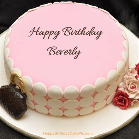 Pink Birthday Cake For Beverly