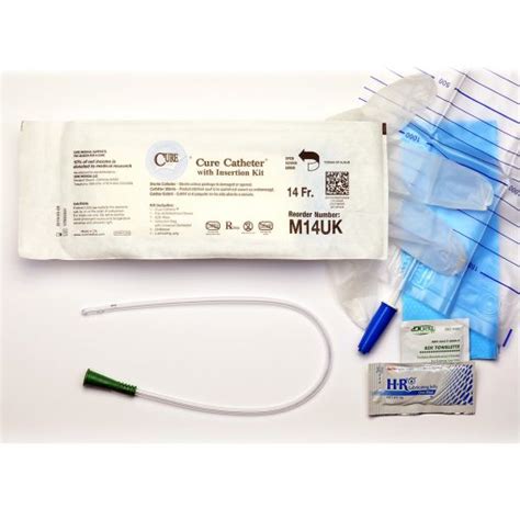 Cure Male Straight Tip Pocket Catheter Kit