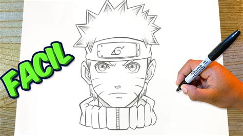 Cómo Dibujar a Naruto Paso a Paso con Lápiz - Tutorial Fácil para ...