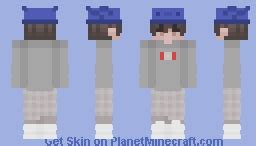 - blue axolotl boy- Minecraft Skin