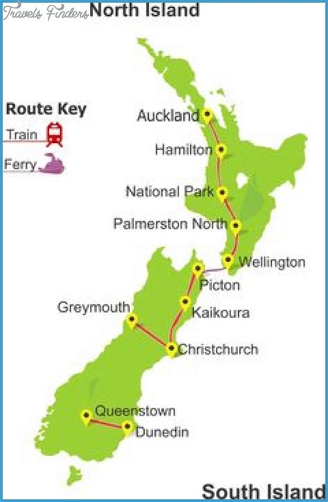 Dunedin New Zealand Map - TravelsFinders.Com