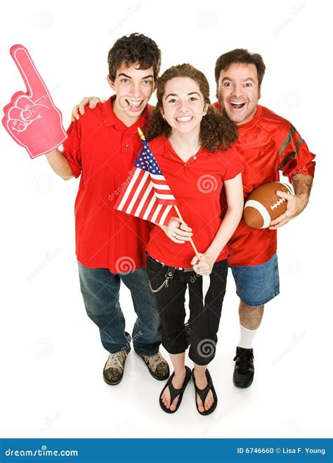 Happy Sports Fans stock photo. Image of curly, arms, celebration - 6746660