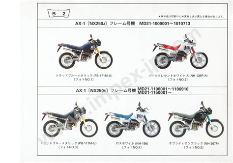 Honda Japan Motorcycle Parts Catalog