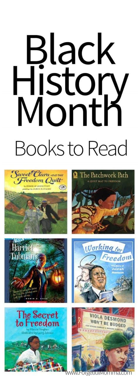 Black History Month Books to Read - Forgetful Momma