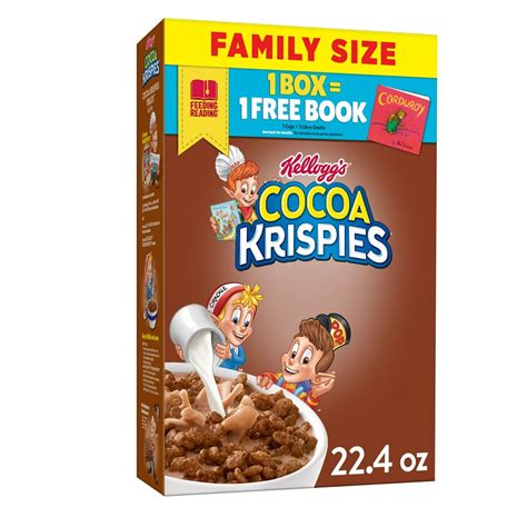 Kellogg's Cocoa Krispies Breakfast Cereal, Kids Snacks, Baking Marshmallow Treats, Original, 22 ...