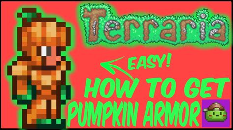 How To Get Pumpkin Armor In Terraria | Terraria 1.4.4.9 - YouTube