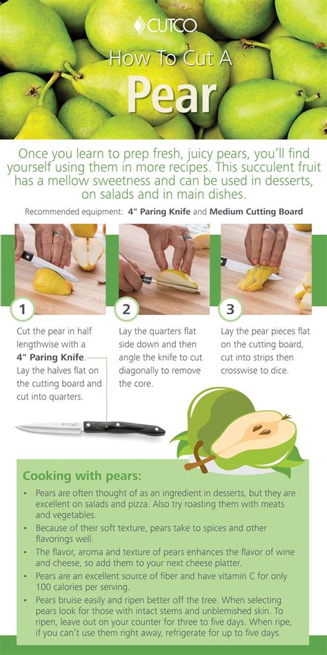 How to Cut a Pear