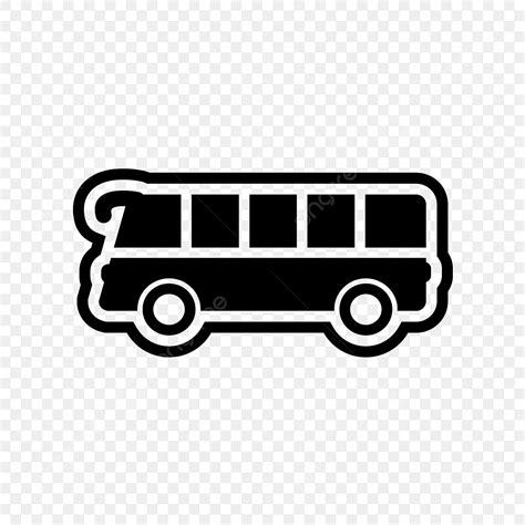 Bus Black And White Clipart Images For Free Download - Pngtree