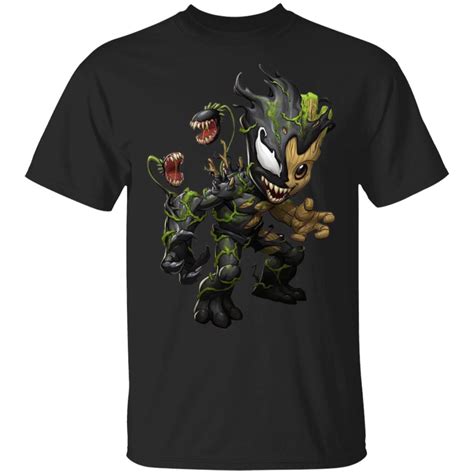 Venom and Groot shirt, hoodie, long sleeve