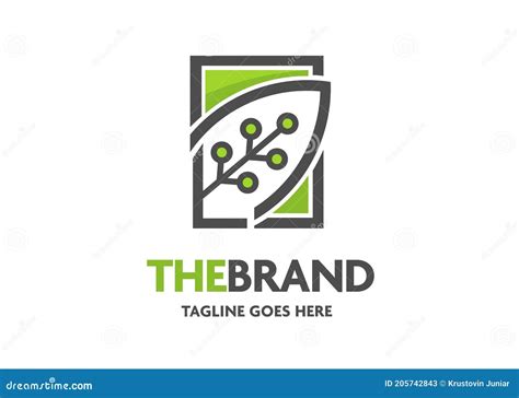 Green Tech Logo Designs Template Stock Vector - Illustration of circle, creative: 205742843