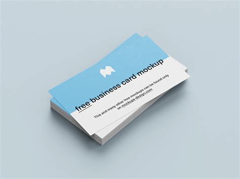 Free 3.5x2 in business cards mockup :: Behance