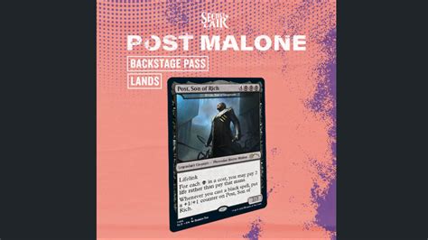 There’s an actual MTG card for rapper Post Malone now