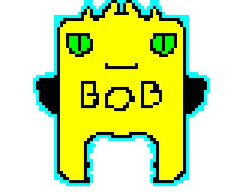 Bob to hovering cat pixel art