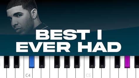 Drake - Best I Ever Had (piano tutorial) - YouTube