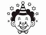 Clown On A Unicycle  Coloring Page sketch template
