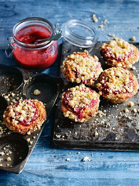 Rhubarb Crumble Muffins | Donna Hay