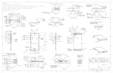 apple technical drawings for iphone6 - Google Search | Design | Pinterest