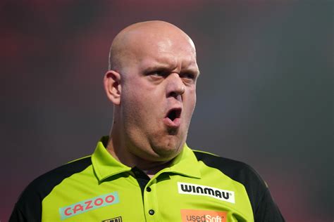 No one is going stop me, says Michael van Gerwen after cruising into ...