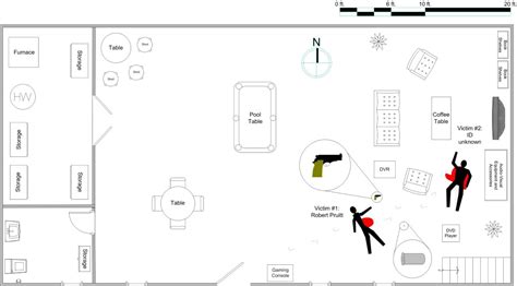 Crime scene diagram