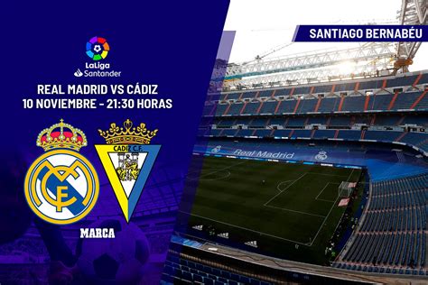 LaLiga Santander: Real Madrid- Cádiz: horario y dónde ver en TV hoy el partido de la jornada 14 ...