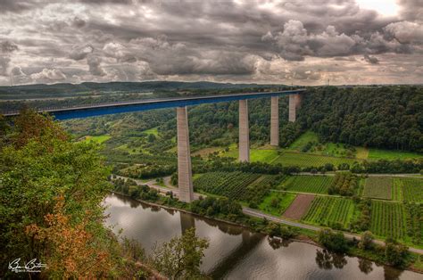 Mosel Valley Bridge HDR | Driving across this bridge we had … | Flickr