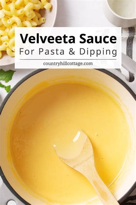 Velveeta Cheese Sauce {For Pasta & Dipping}