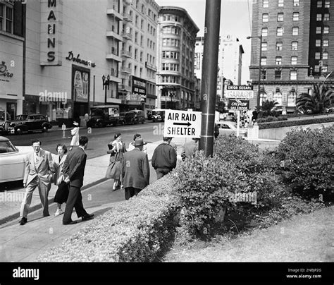 First air raid shelter signs since World War II go up at the Geary ...