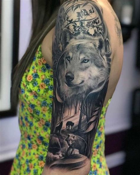 60 Amazing Wolf Tattoos - The Best You'll Ever See - Page 6 of 6 - Straight Blasted, #Amazin ...