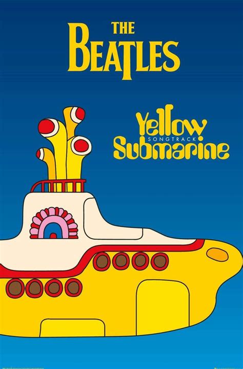 The Beatles - Yellow Submarine (24X36) | Yellow submarine art, Beatles yellow, Beatles albums