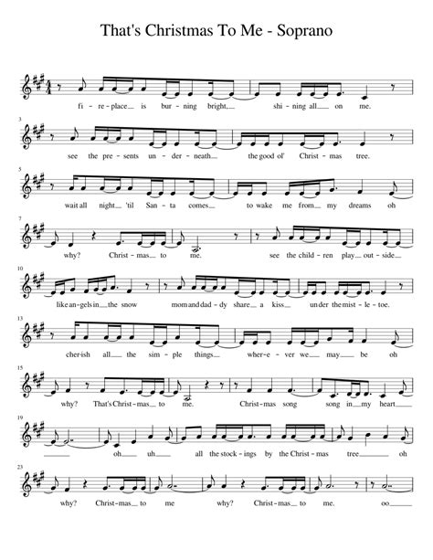 That s Christmas To Me Soprano Sheet music for Piano (Solo) | Musescore.com