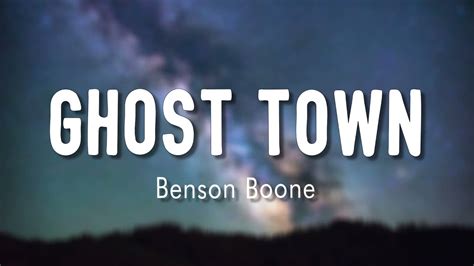 Ghost Town - Benson Boone ( Lyrics + vietsub ) - YouTube Music