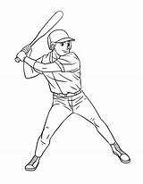 Dibujos De Béisbol Para Colorear E Imprimir – ColoringLib sketch template